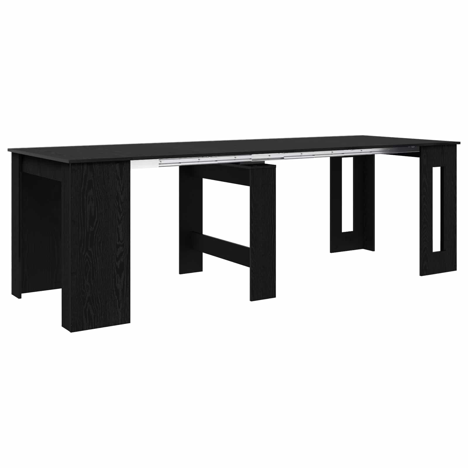Esstisch 180 x 85 x 75 cm Holzwerkstoff Schwarze Eiche