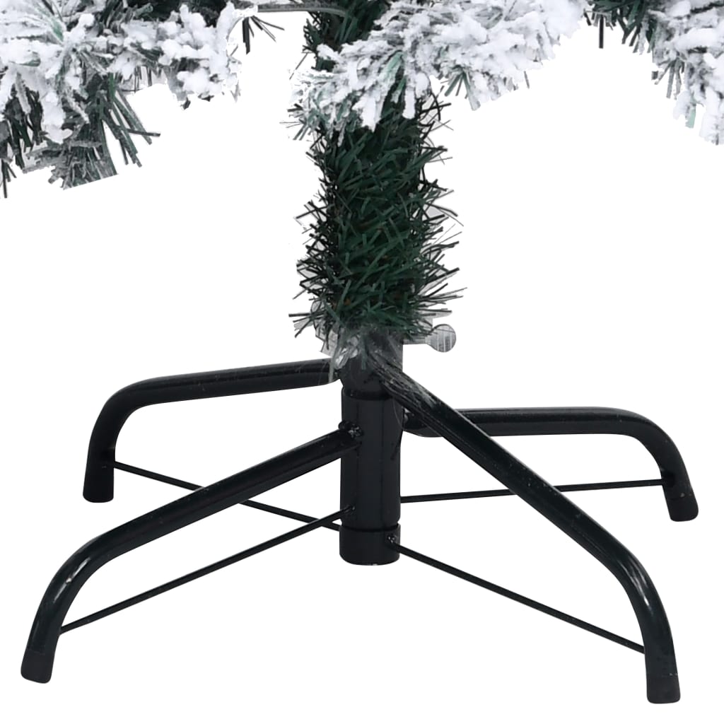 Künstlicher Weihnachtsbaum mit Dicken Zweigen Grün 150 cm PVC