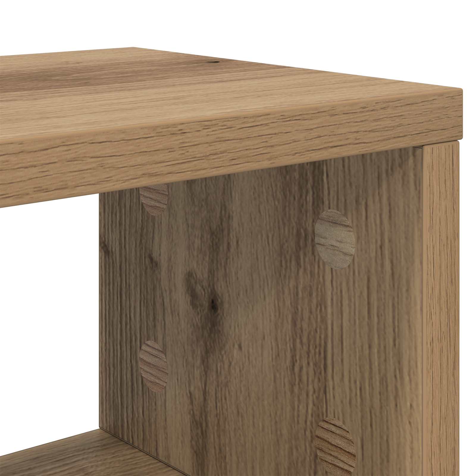 Studiotisch Weiß 152 x 42,5 x 36 cm Holzwerkstoff