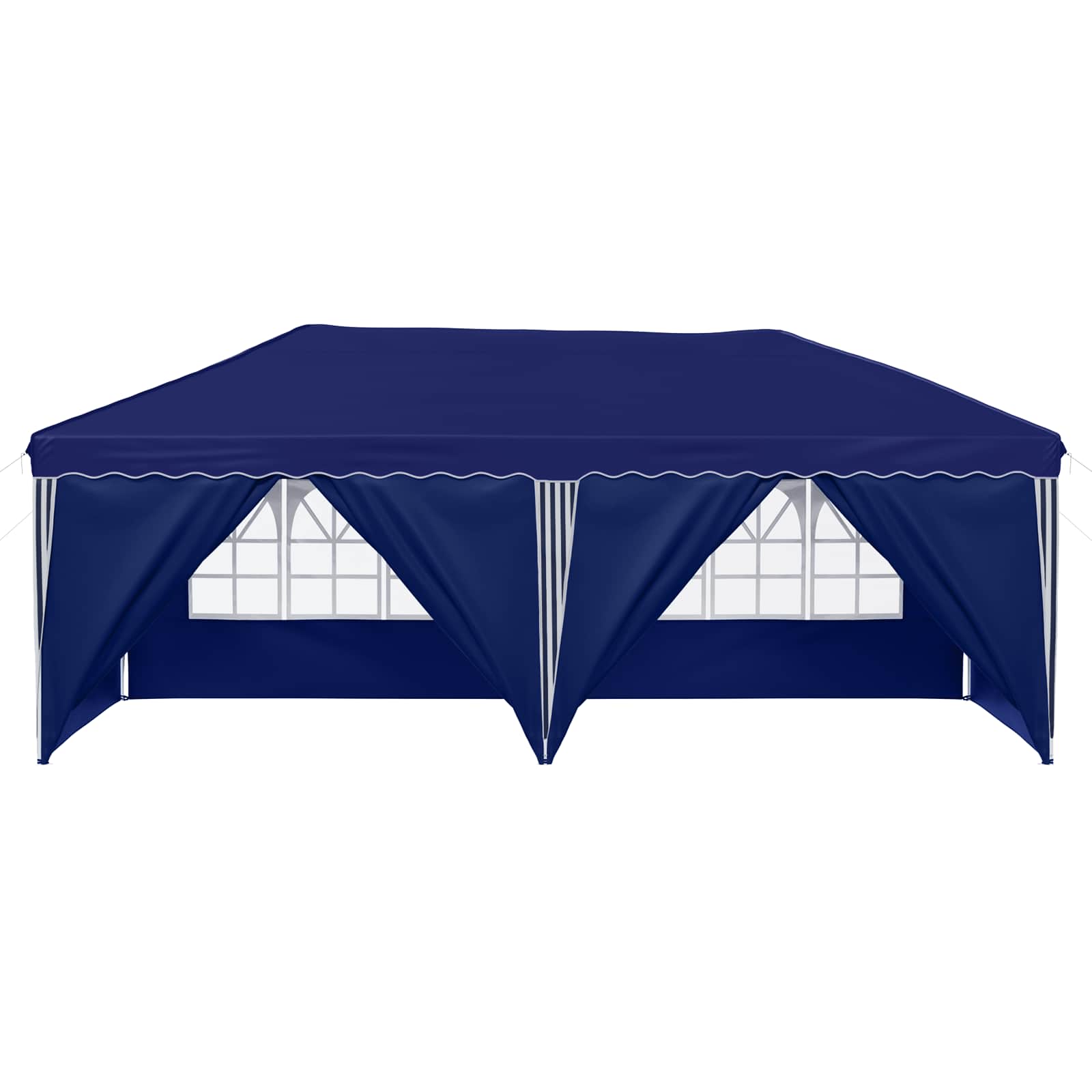 Pop-up Partyzelt 575 x 290 x 245 cm Creme