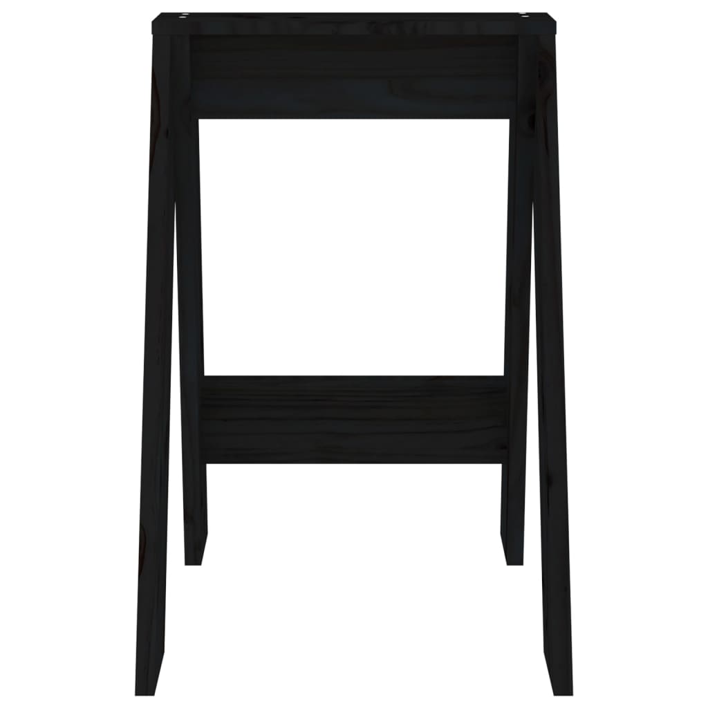 Hocker 2 Stk. 40x40x45 cm Massivholz Kiefer