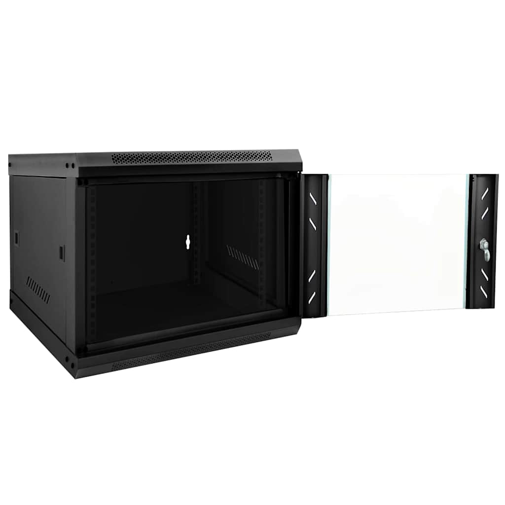 Netzwerkschrank mit Speicher Grau 60 x 45 x 28 cm Stahl