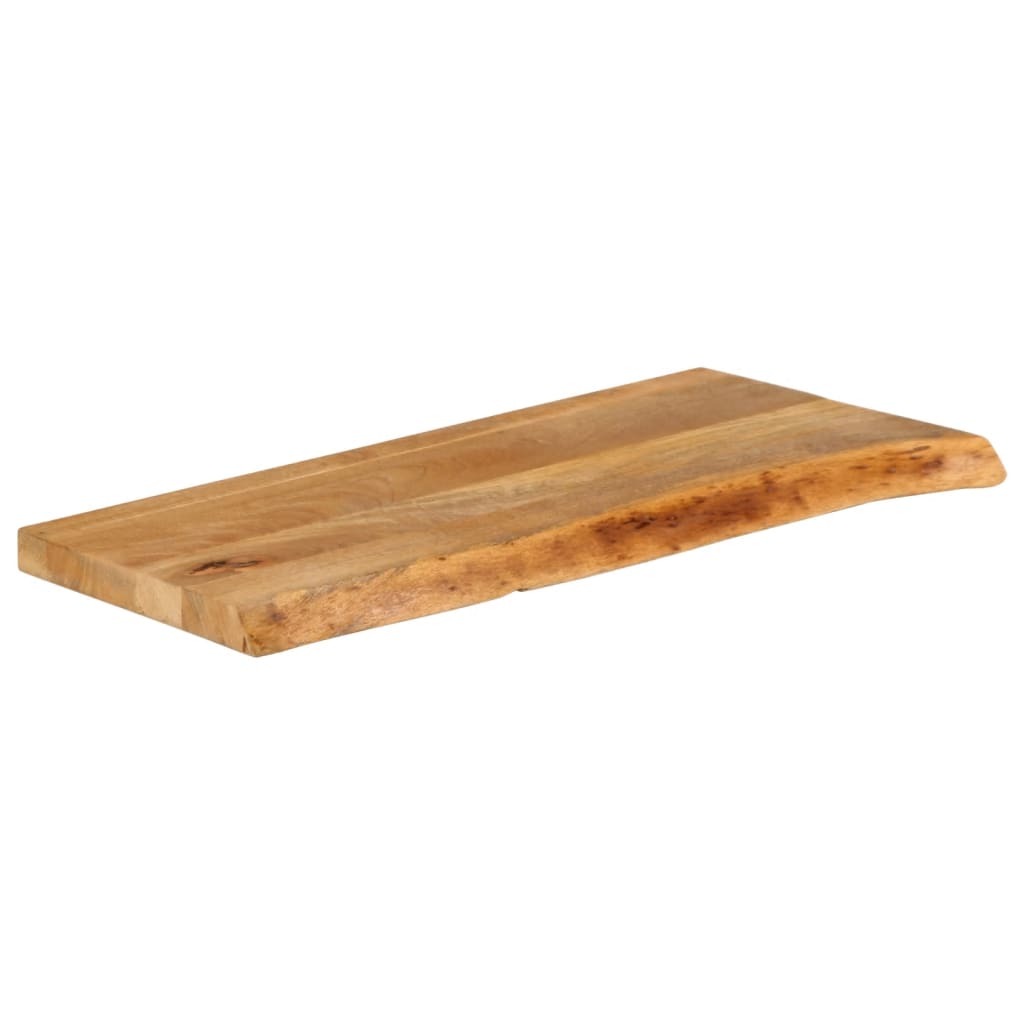 Wandregal 40x20x2,5 cm Rechteckig Massivholz Akazie Baumkante