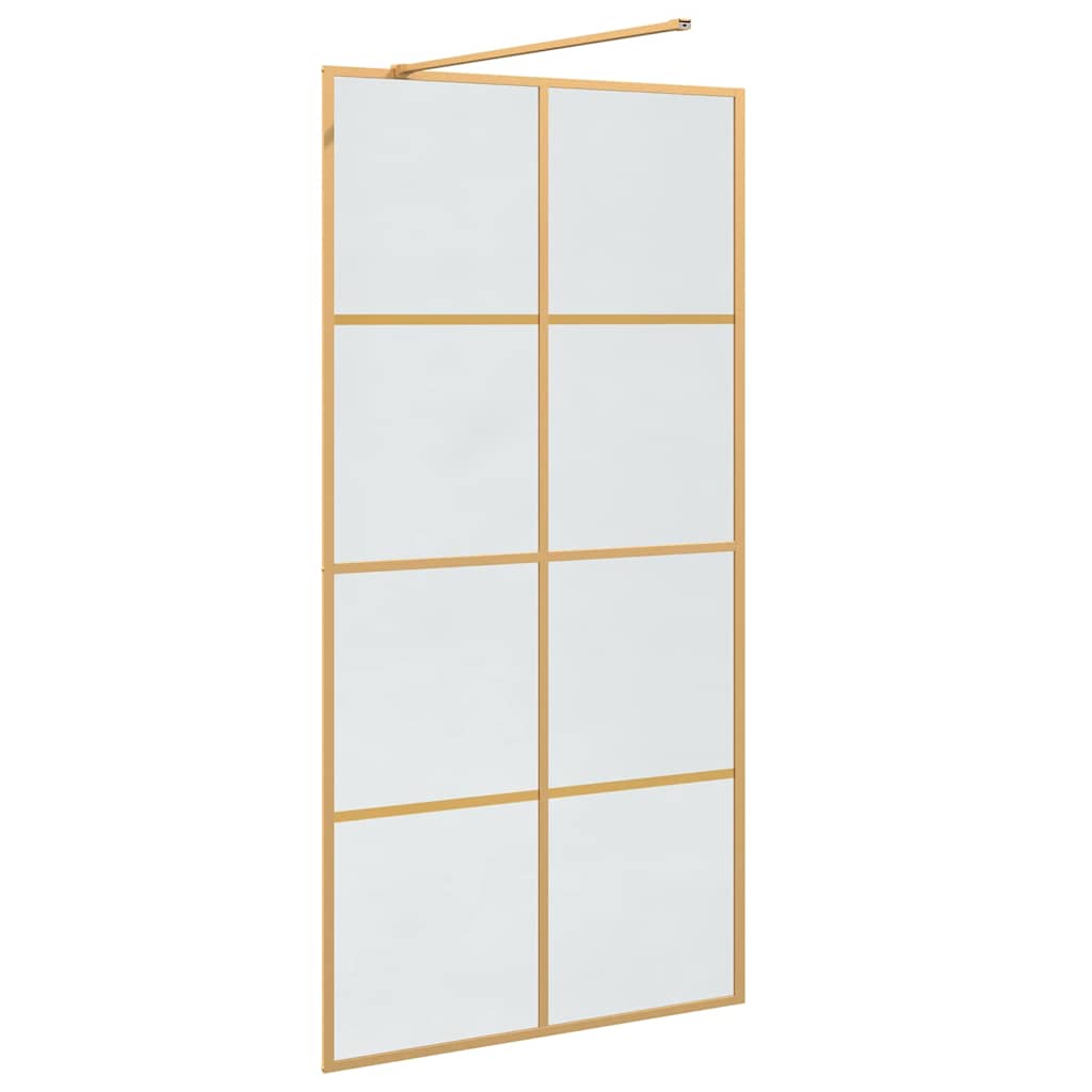 Duschwand für Begehbare Dusche mit Klarem ESG Glas 80x195 cm