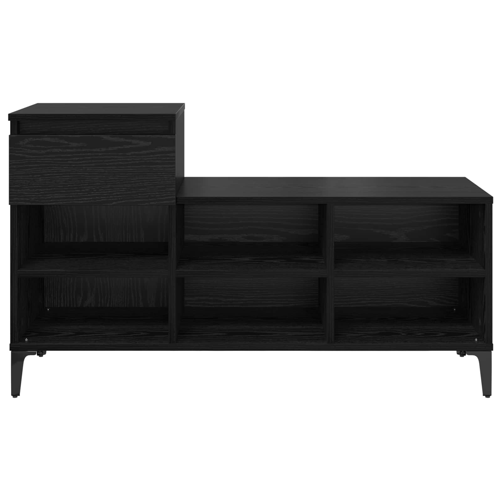 Schuhregal Weiß 102x36x60 cm Holzwerkstoff
