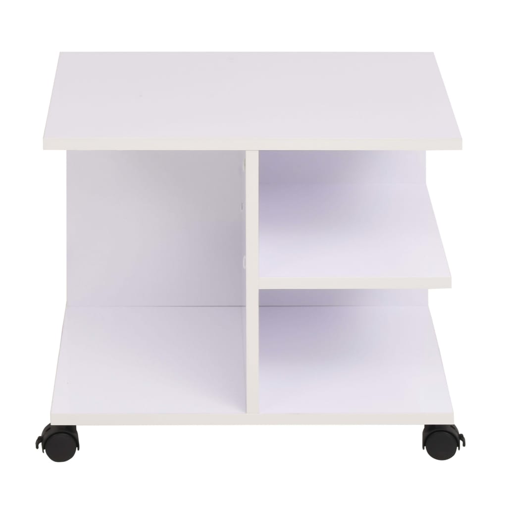 Beistelltisch mit Rollen 50×35×42 cm Eichenbraun