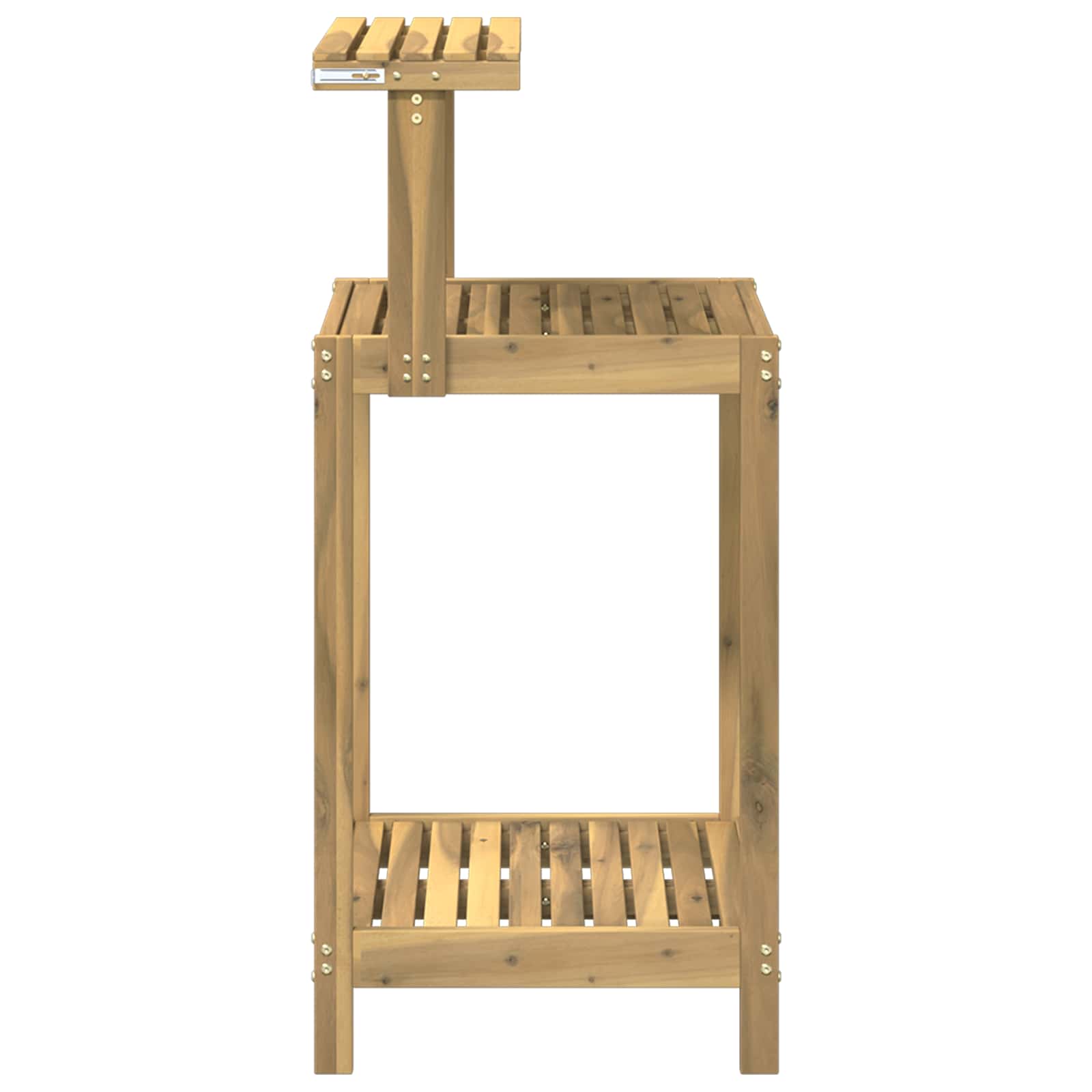 Outdoor Umtopfbank 56,5 x 48,5 x 107 cm Massivholz Akazie Natur