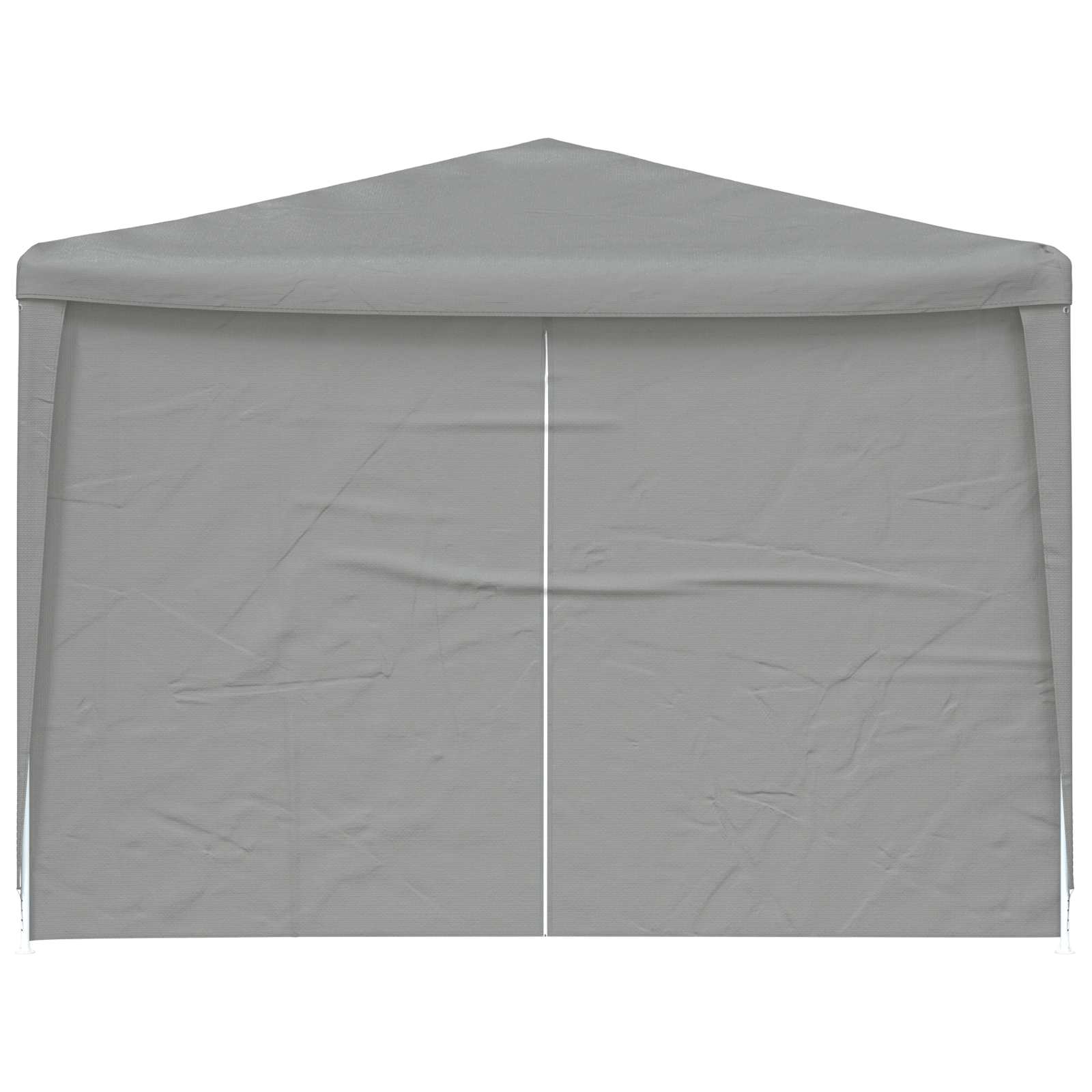 Party-Zelt 400 x 300 x 255 cm Rot PE und Stahl