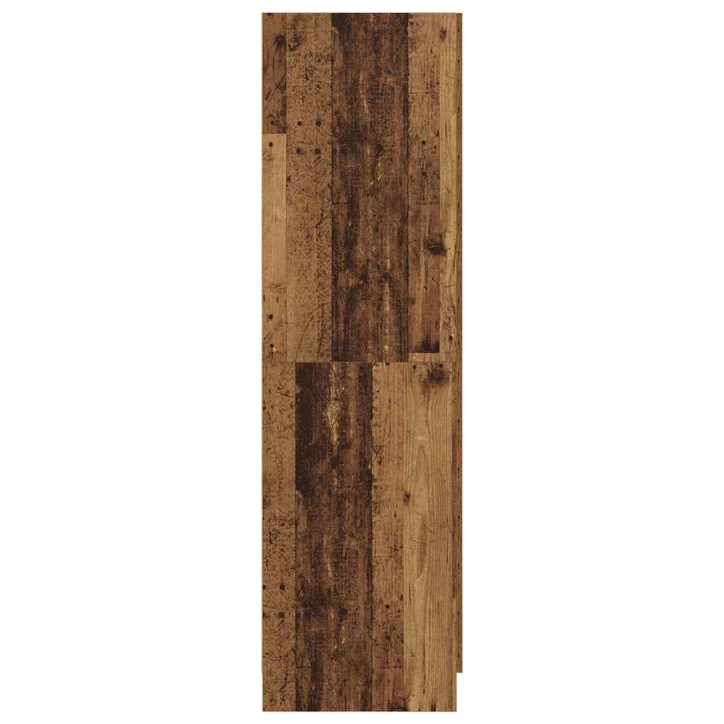 Kleiderschrank Weiß 82,5x51,5x180 cm Holzwerkstoff