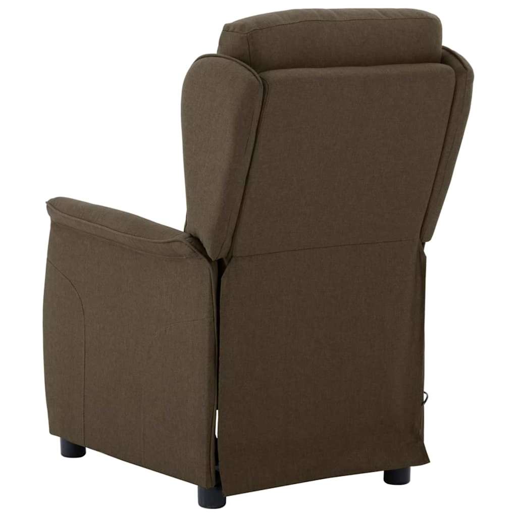 Massagesessel mit Kissen Hellgrau 93,5 x 67,5 x 101,5 cm Stoff