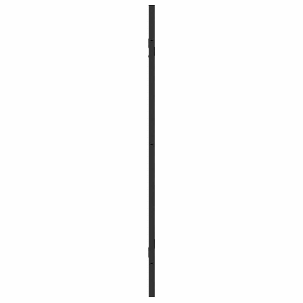 Bad-Duschschirm Schwarz 130 x 138 cm Gehärtetes Glas