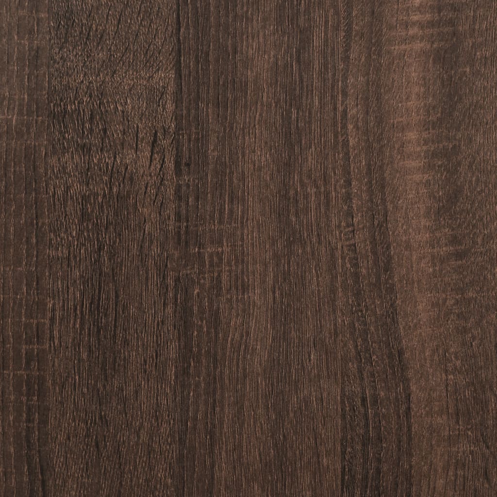 Bettgestell mit Kopfteil Grau Sonoma 180x200 cm Holzwerkstoff