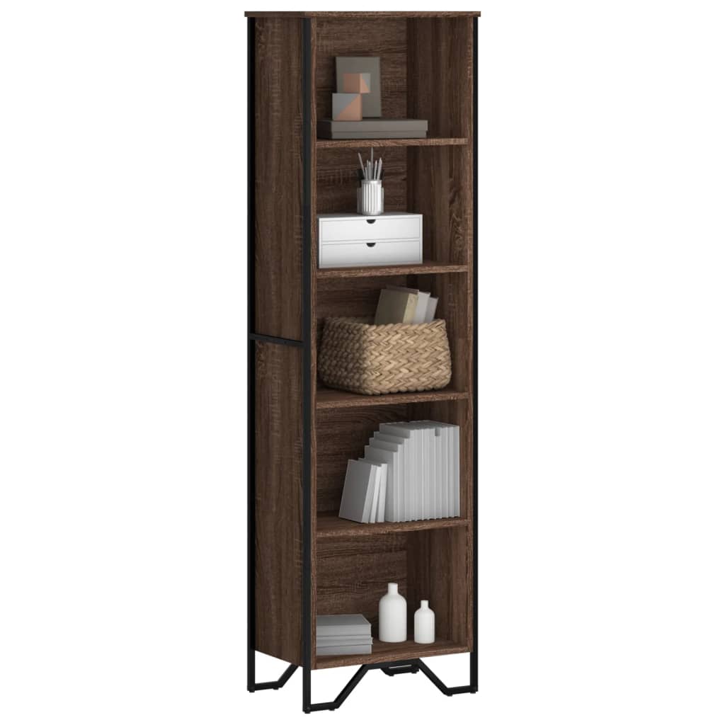 Bücherregal Schwarz 80x31x169 cm Holzwerkstoff