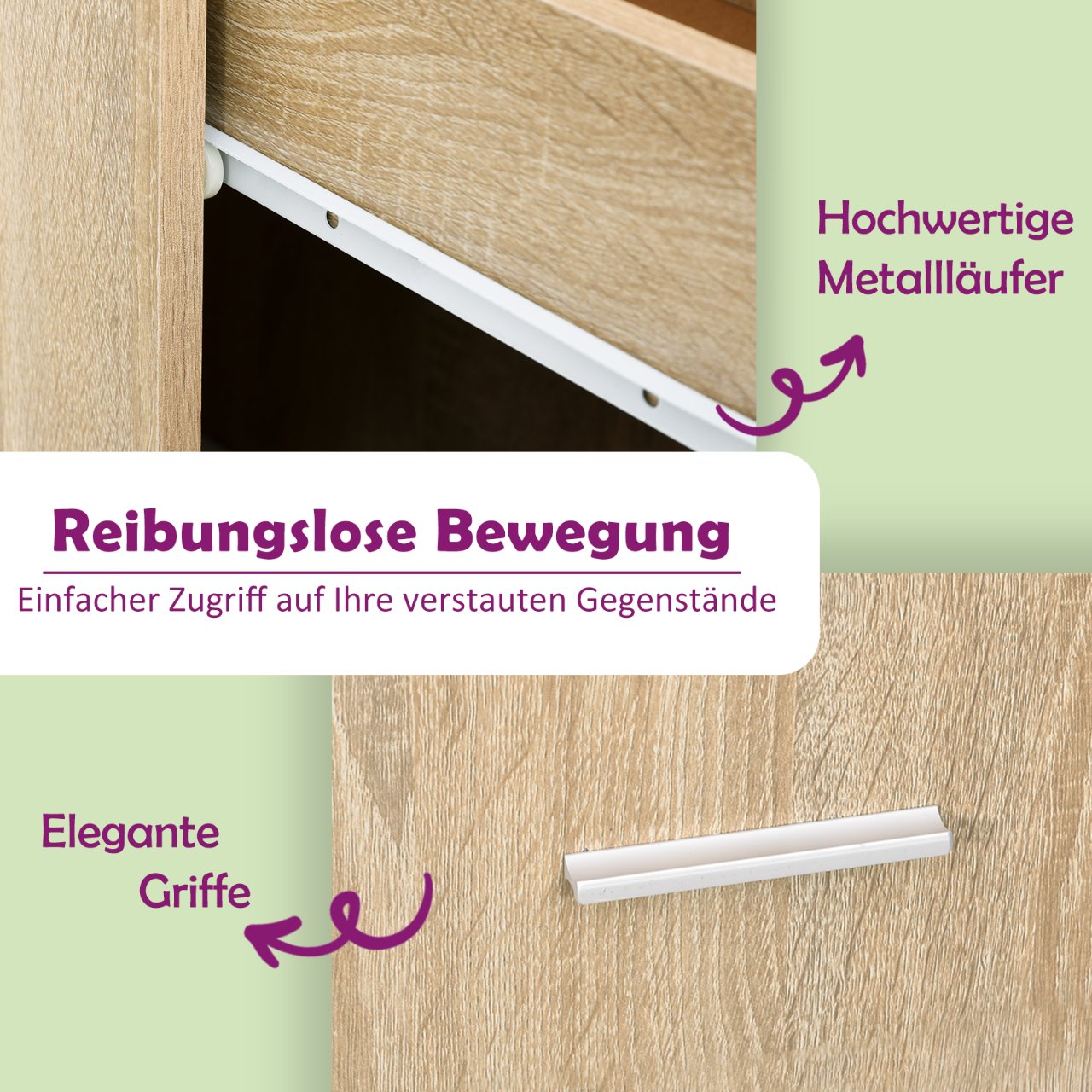 Spülenunterschrank Sonoma-Eiche 80x46x81,5 cm Holzwerkstoff