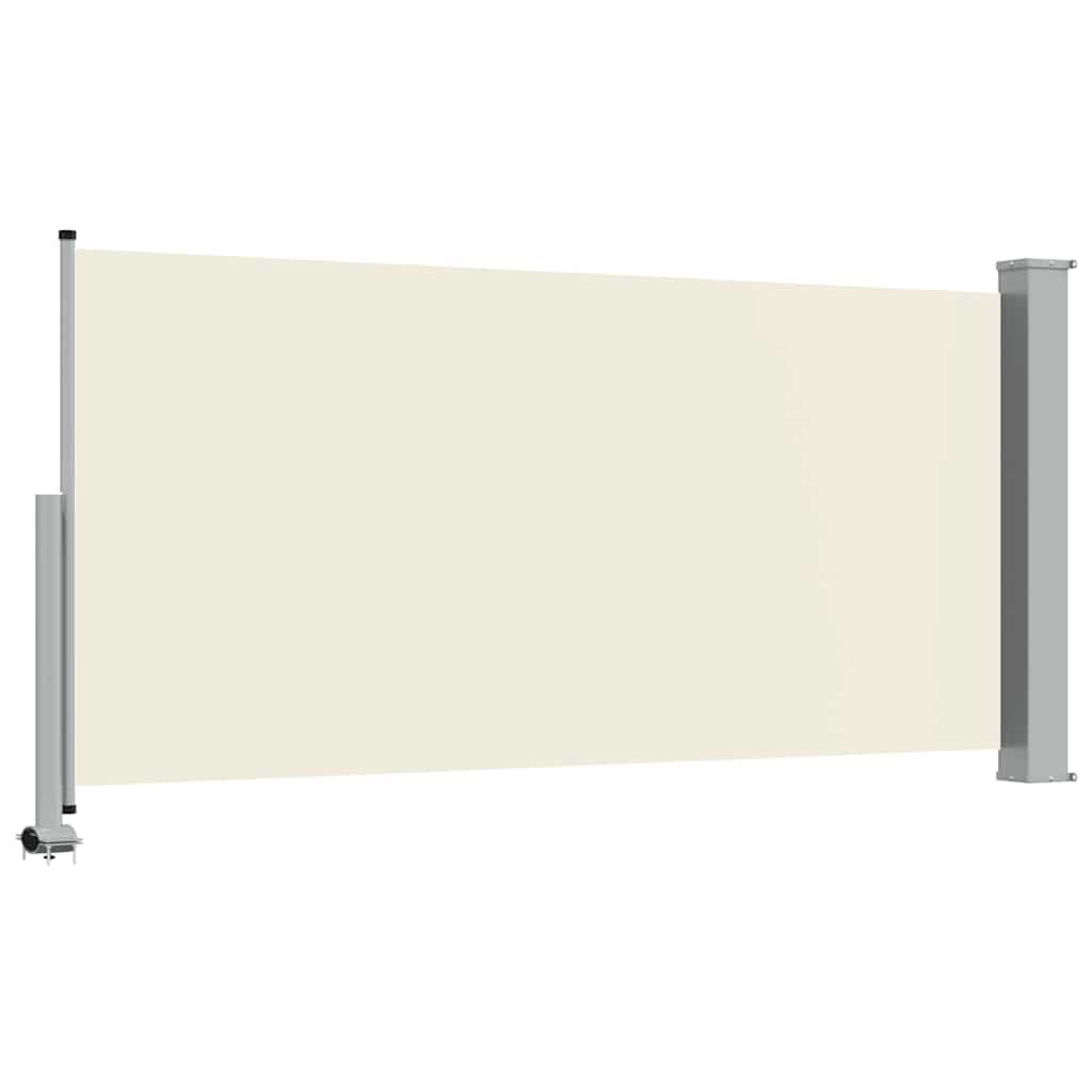 Seitenmarkise 60 x 300 cm 100% Polyester Eisen Stahl