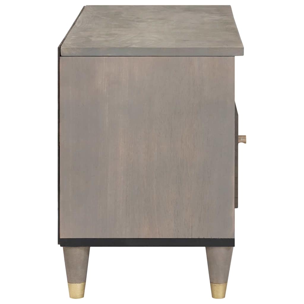 TV-Schränk Honigbraun 80 x 33 x 46 cm Massivholz Mango