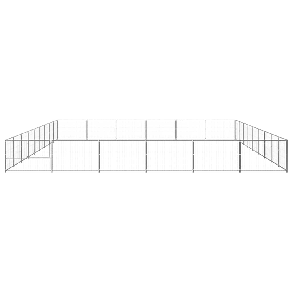 Hundezwinger Schwarz 4 m² Stahl
