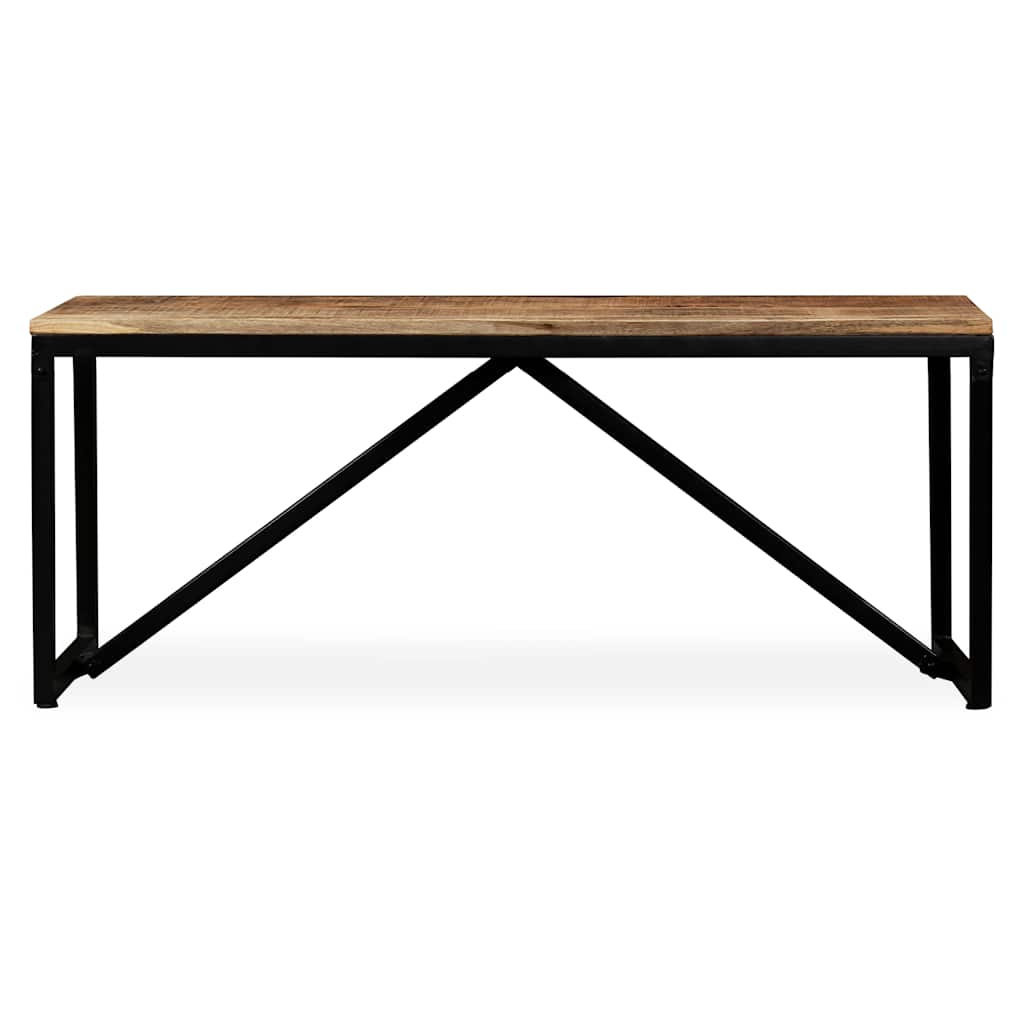 Sitzbank Massivholz 110x35x45 cm