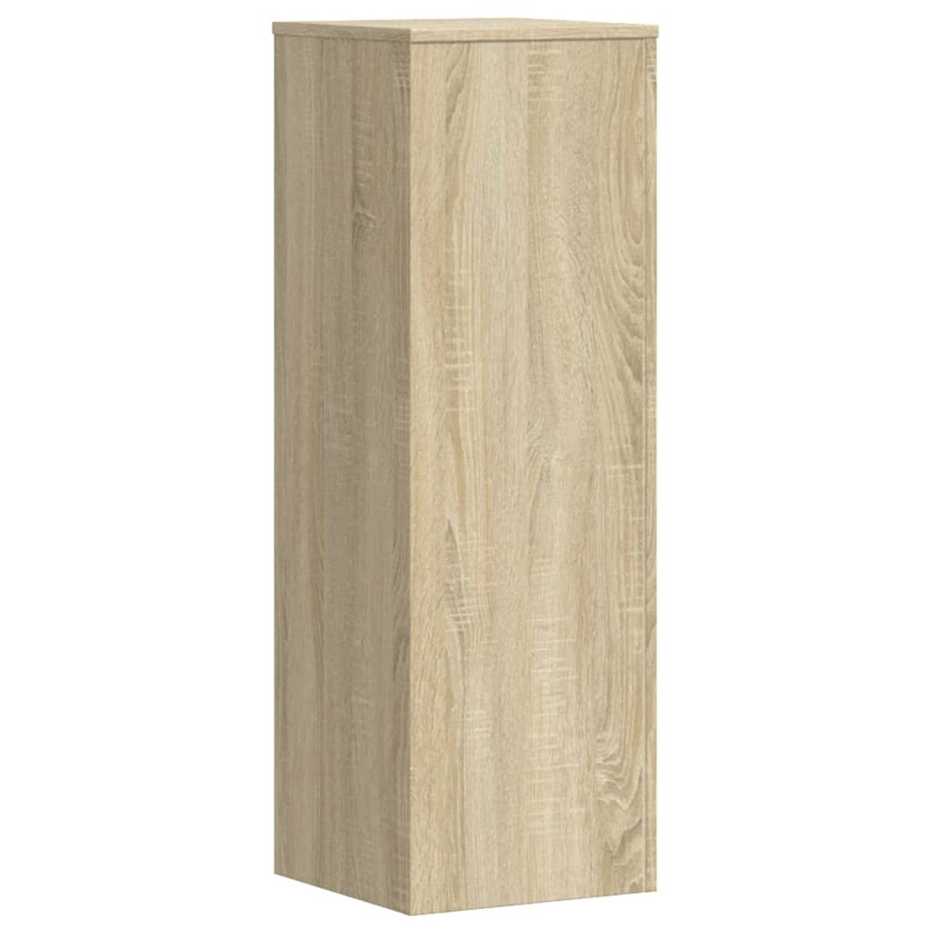 Pflanzenständer 2 Stk. Weiß 33x33x100 cm Holzwerkstoff