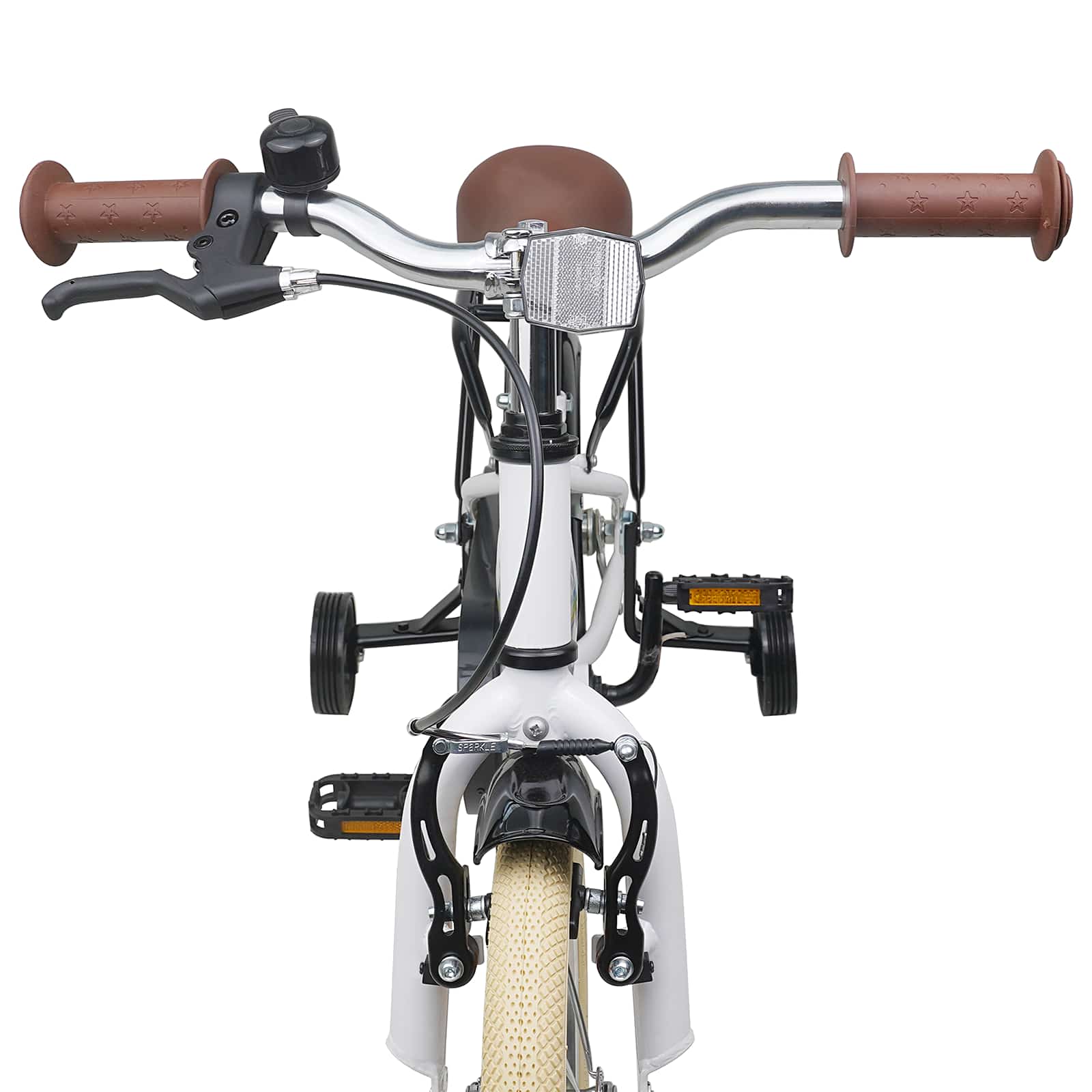 Kinderfahrrad 12 Zoll für 2-4 Jahre alt Schwarz