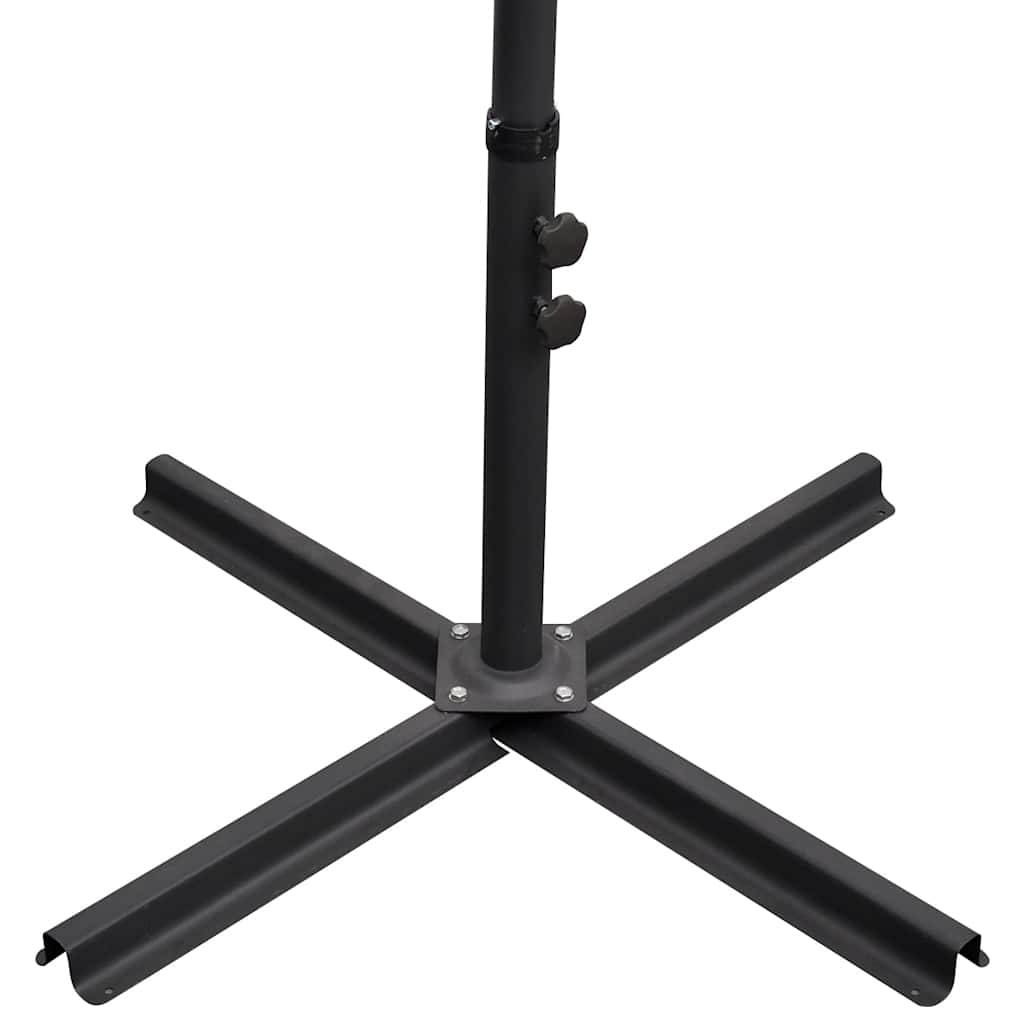 Ampelschirm mit Aluminium-Mast 300 cm Anthrazit
