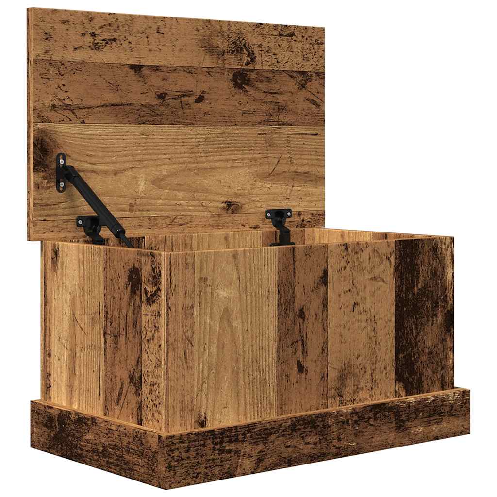 Aufbewahrungsbox Weiß 50 x 30 x 28 cm Holzwerkstoff