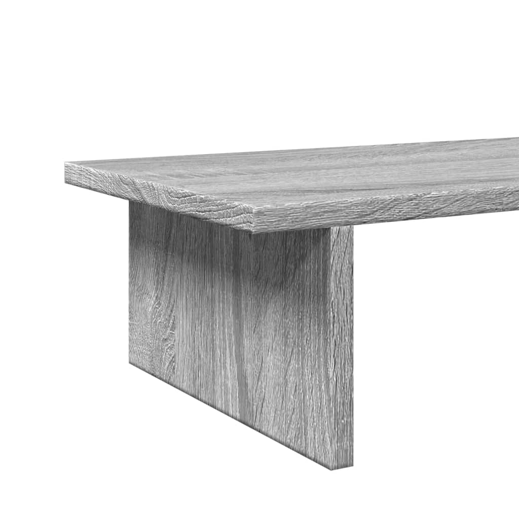 Monitor Halterung Schwarze Eiche 100 x 27 x 15 cm Holzwerkstoff