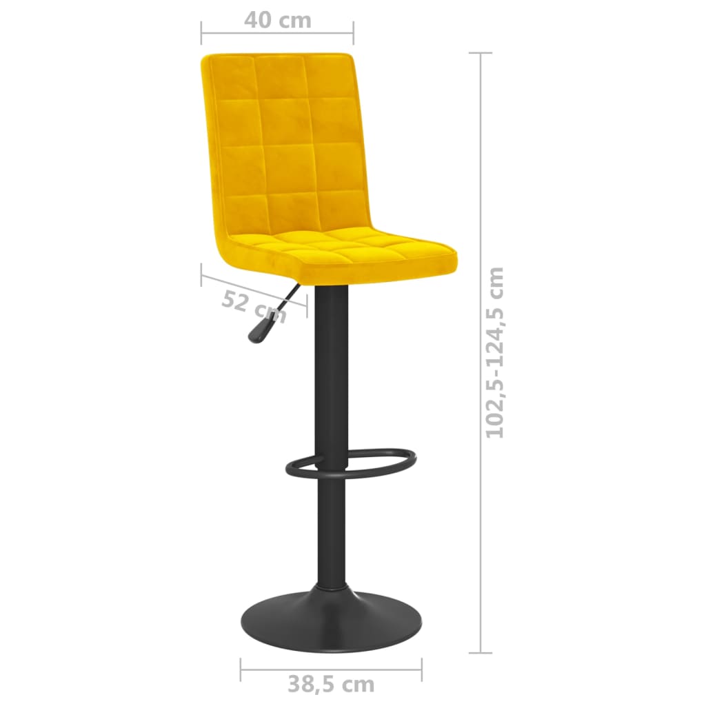 Barhocker Rosa Samt