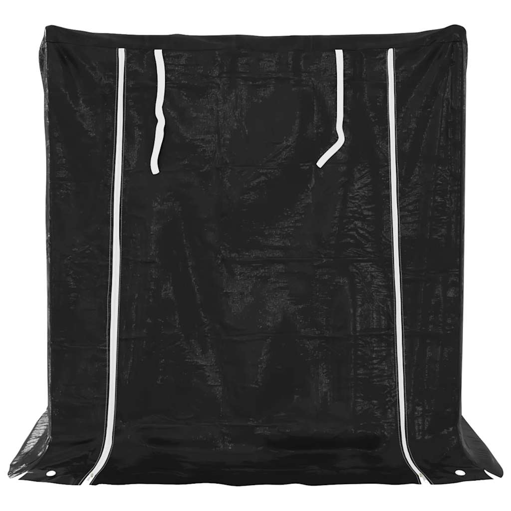 Brennholzregal mit Regenschutz 100,5x40,5x110,5 cm