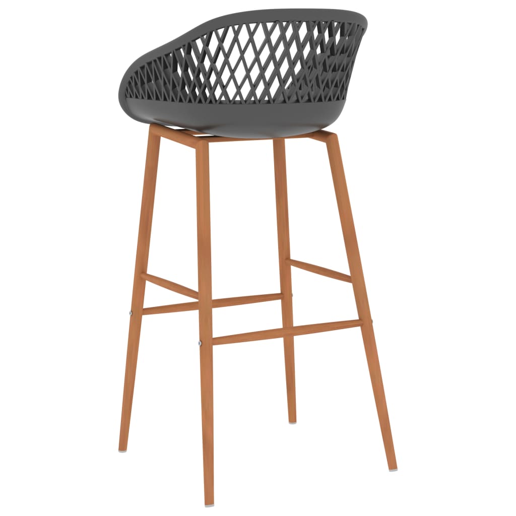 Barhocker 2 Stk. Schwarz
