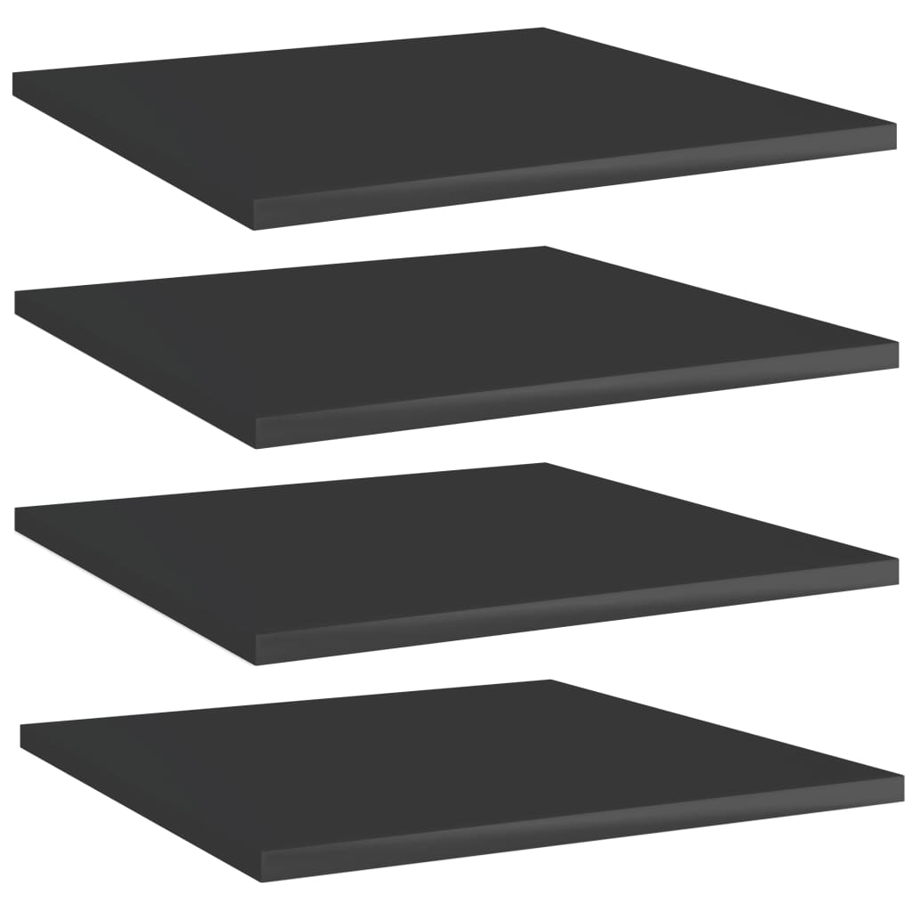 Bücherregal-Bretter 4 Stk. Weiß 40x10x1,5 cm Holzwerkstoff