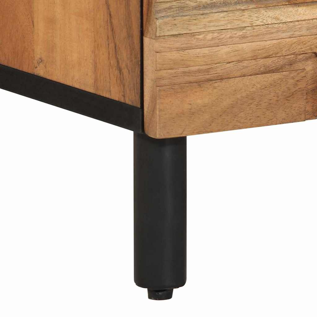 Bettschrank Braun 50 x 33 x 62 cm Massivholz Akazie