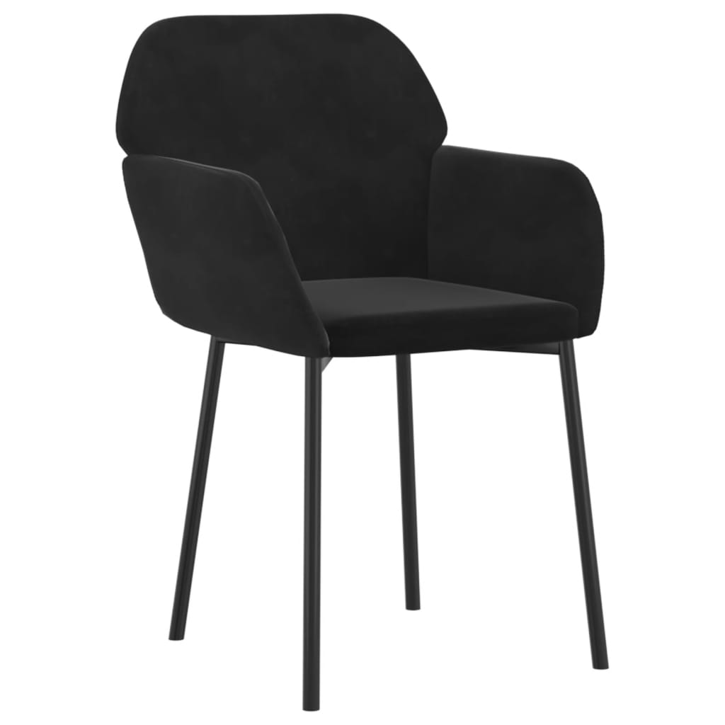 Esszimmerstühle 2 Stk. Blau Samt