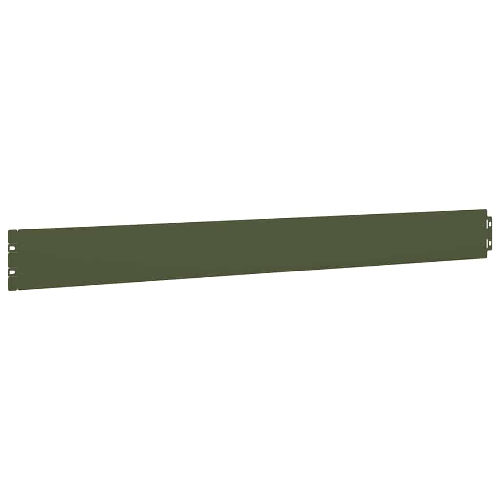 Raseneinfassung 10 pcs 10 x 103 cm Wetterfeststahl Rostig