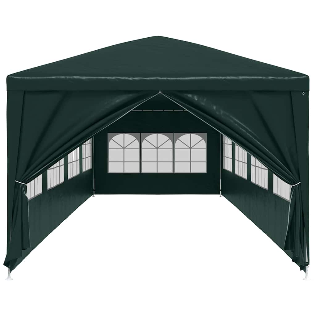 Party-Zelt 400 x 300 x 255 cm Rot PE und Stahl