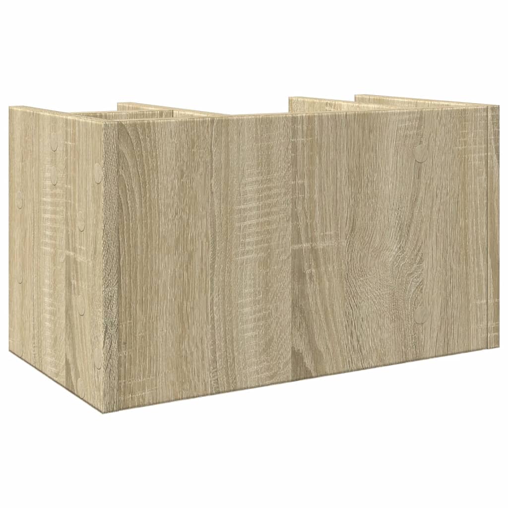 Schreibtisch-Organizer Weiß 44,5x24x25 cm Holzwerkstoff