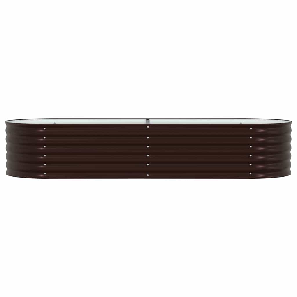 Hochbeet Grün 400 x 80 x 81 cm Stahl