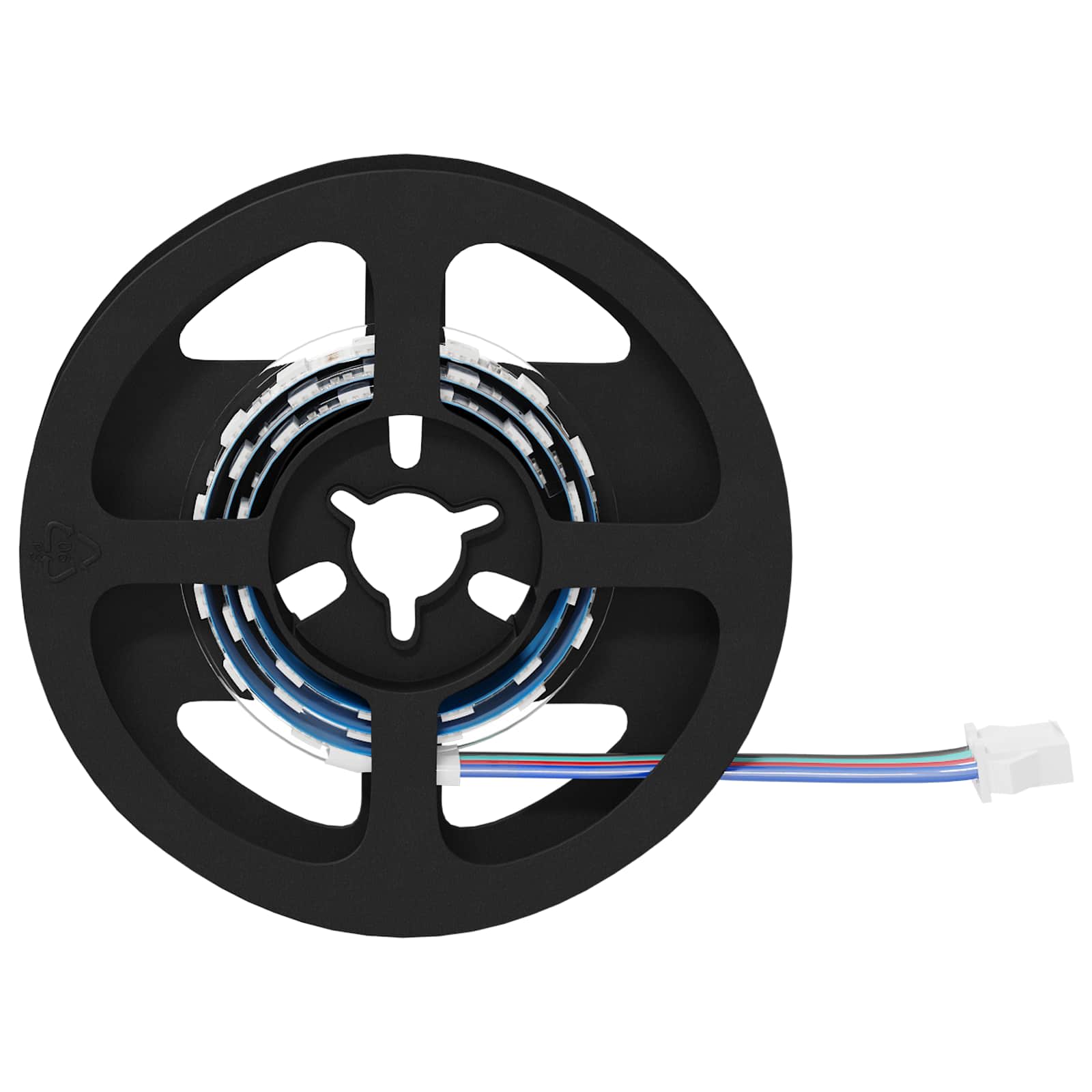 LED Streifen 2 pcs Schwarz und Transparent 3000 mm