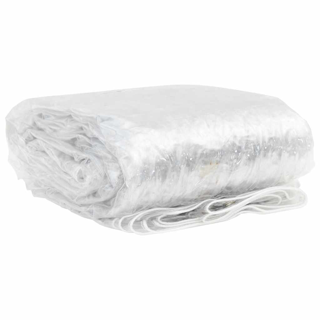 Transparente Plane mit Ösen 1x2 m PVC