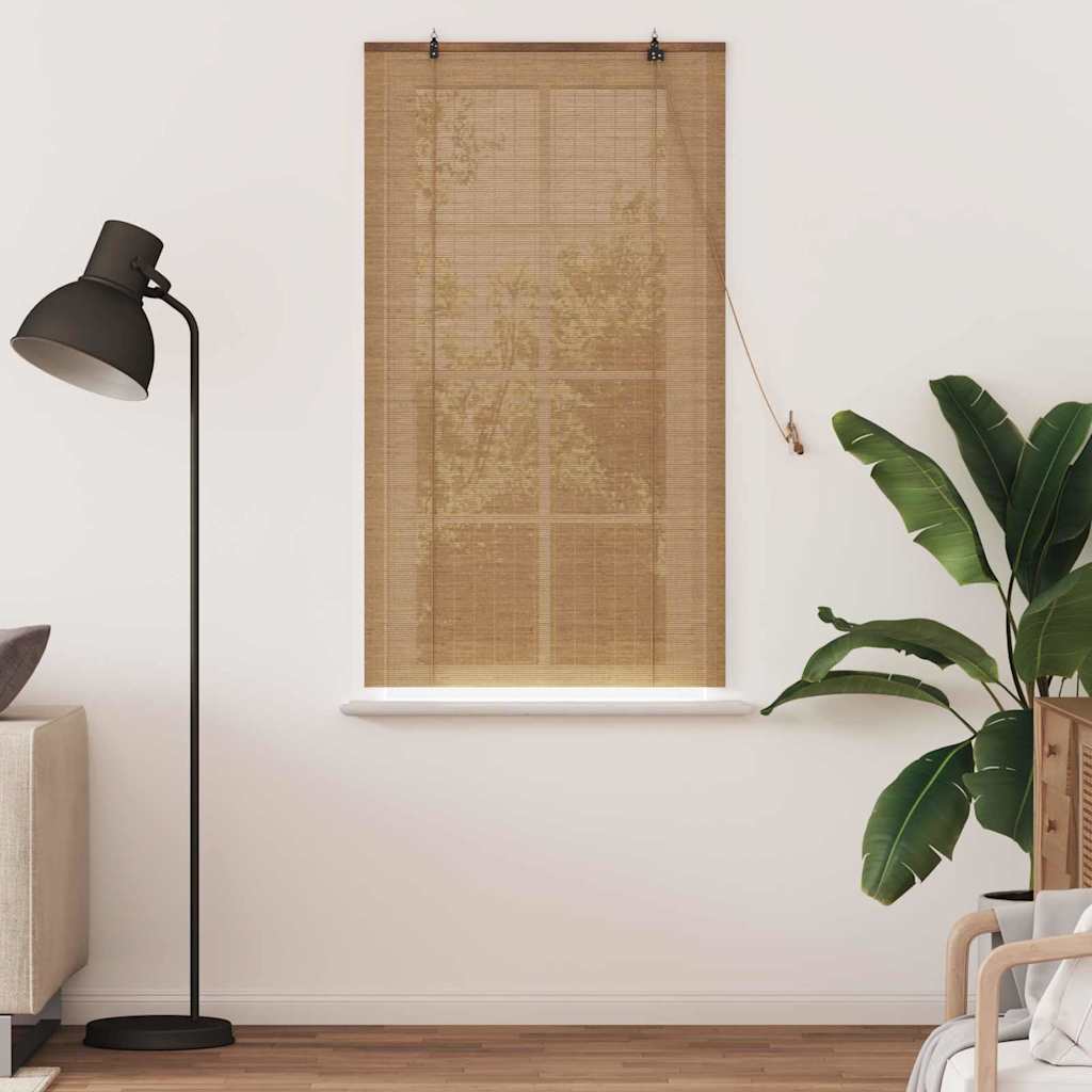 Rollo Braun 60 x 160 cm Bambus