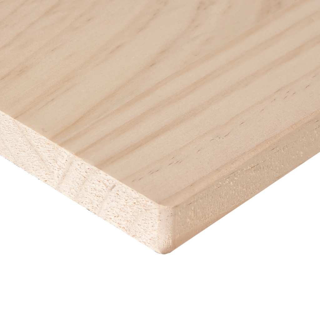 Schreibtischplatte 80x40x2,5 cm Massivholz Kiefer