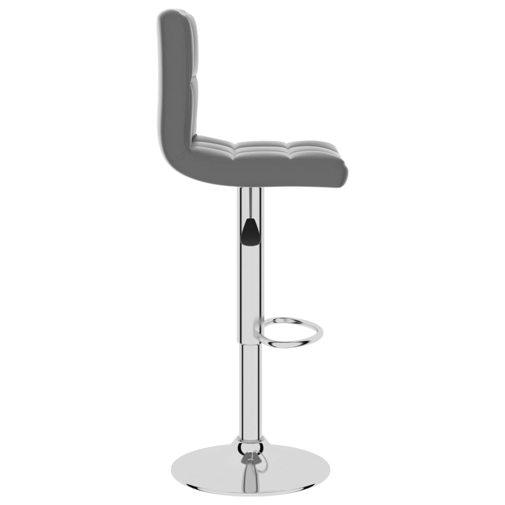 Barhocker 2 Stk. Weinrot Kunstleder