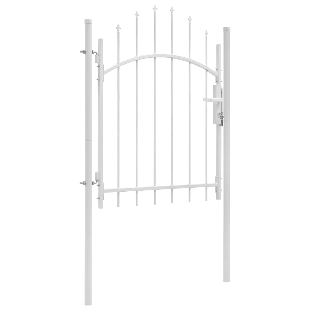 Gartentor Woerden Stahl 1x1 m Schwarz