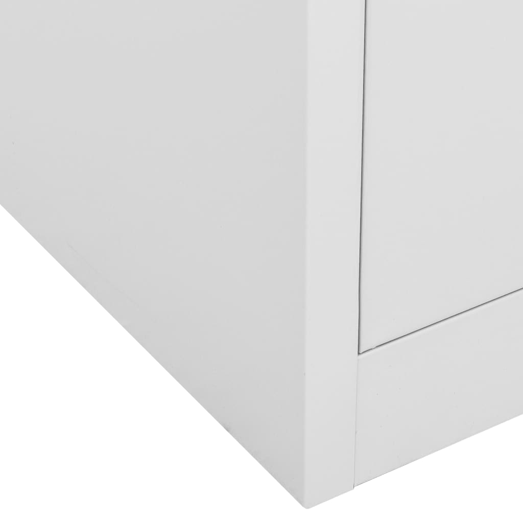 Büroschrank mit Pflanzkasten Anthrazit 90x40x125 cm Stahl