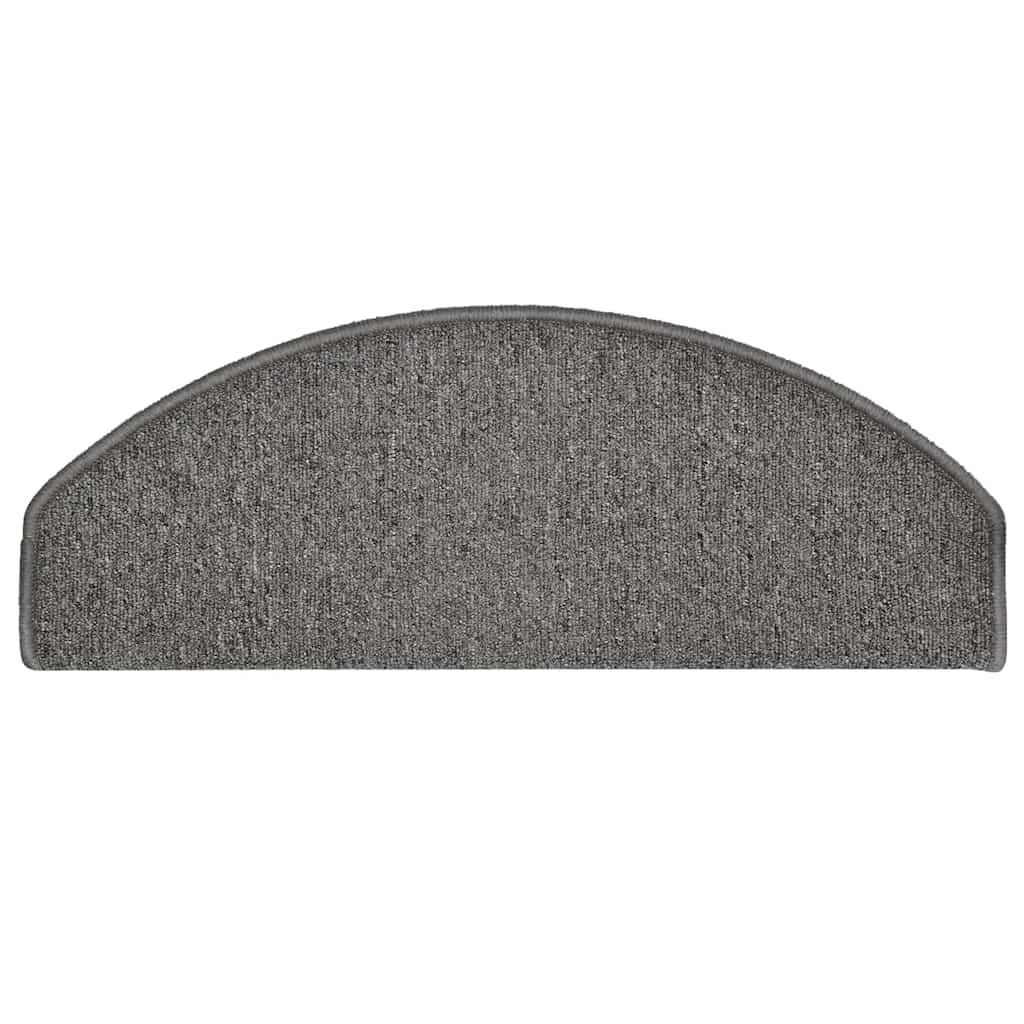Stufenmatten 15 Stk. 56x17x3 cm Anthrazit Halbrund