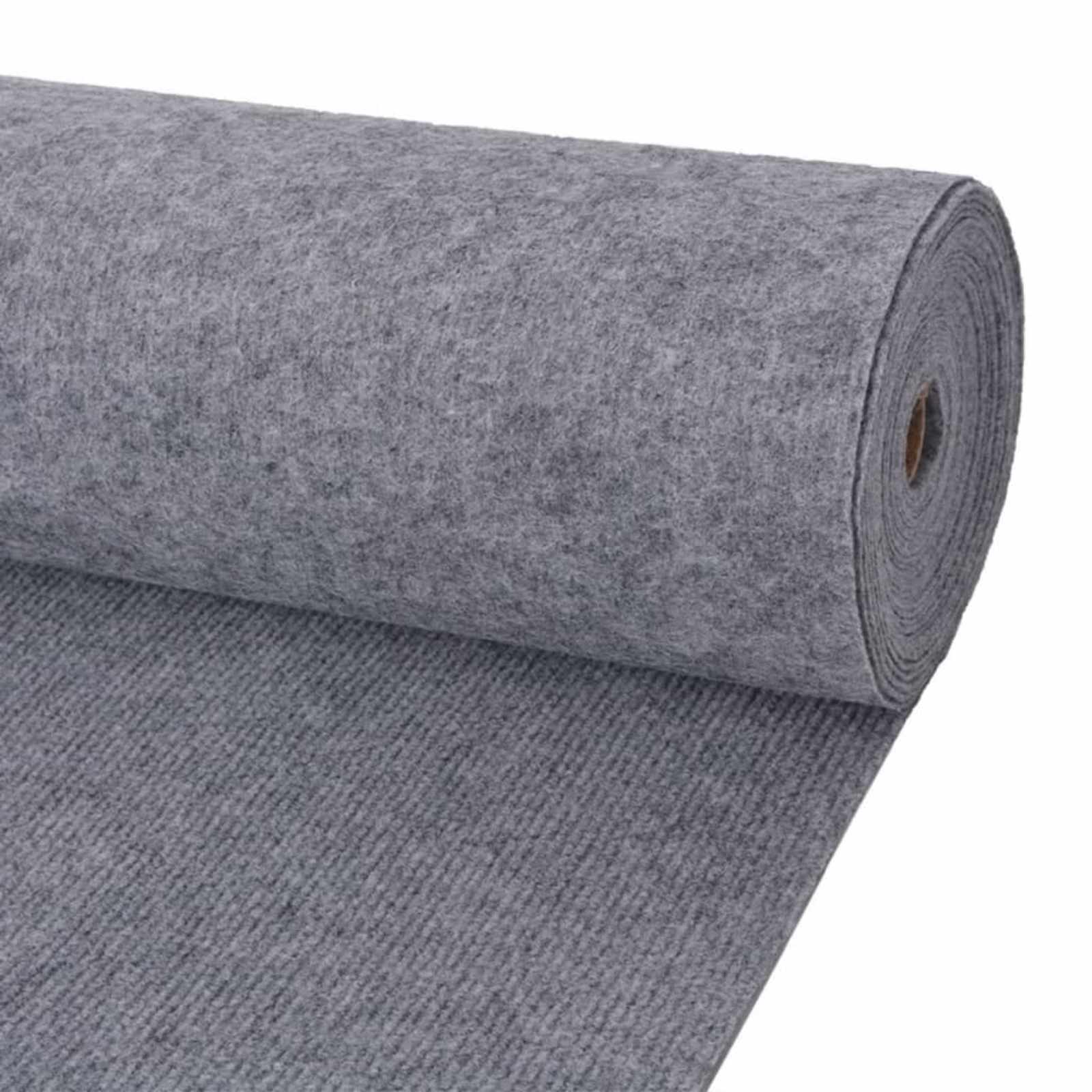 Teppich Anthrazit 1,2 x 10 m Polyester