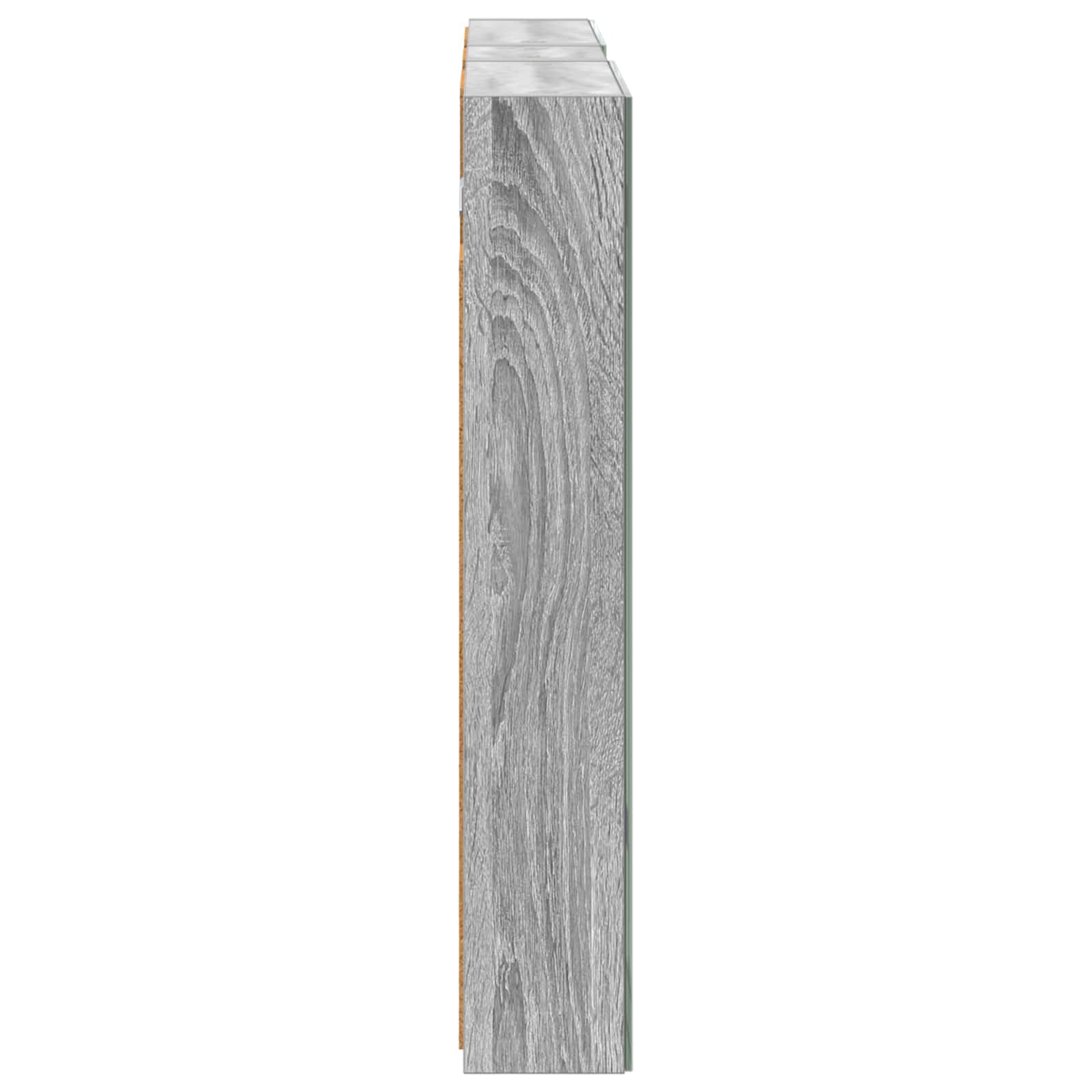 Badezimmerschrank-Set 3 pcs 80 x 10,5 x 50 cm Holzwerkstoff