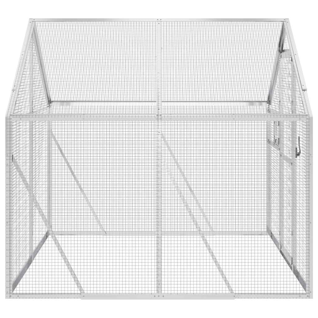 Voliere Anthrazit 179x100x185 cm Aluminium