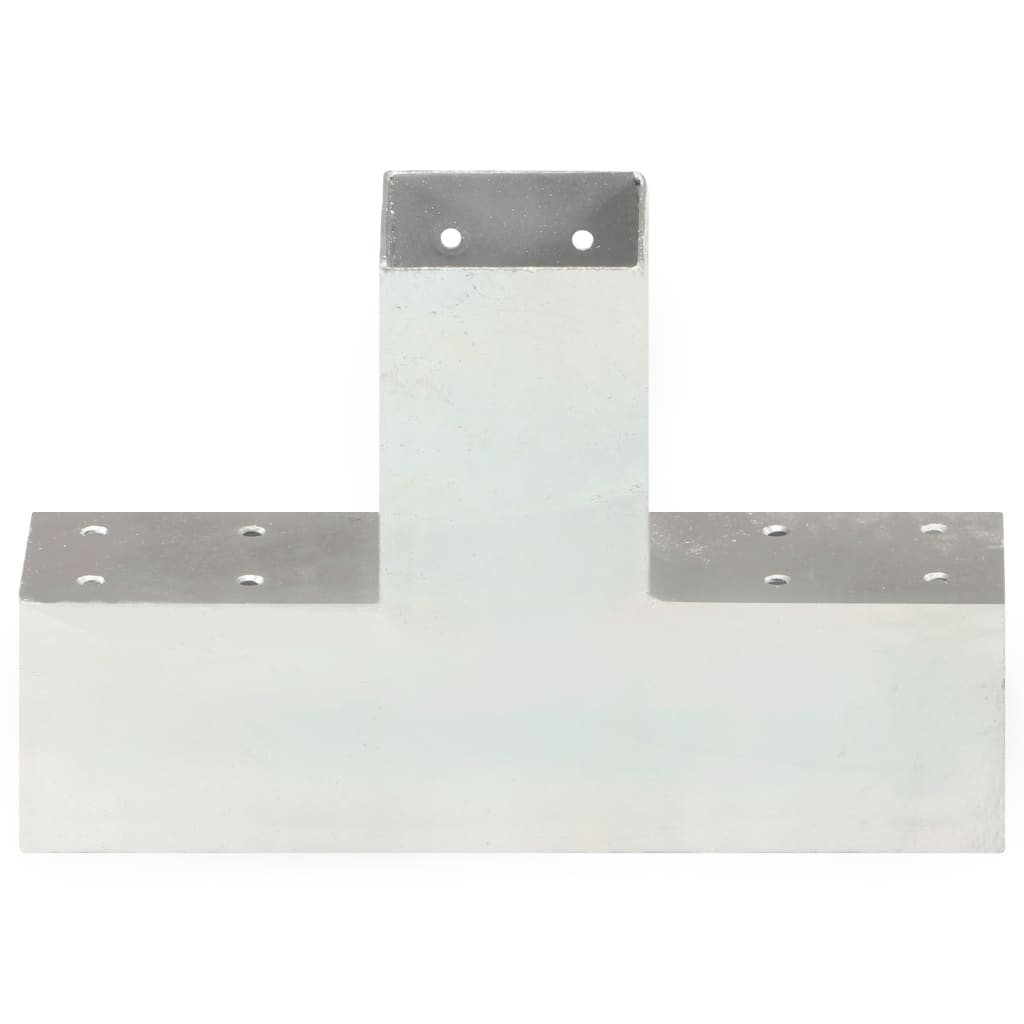 Pfostenverbinder L-Form Verzinktes Metall 71 x 71 mm