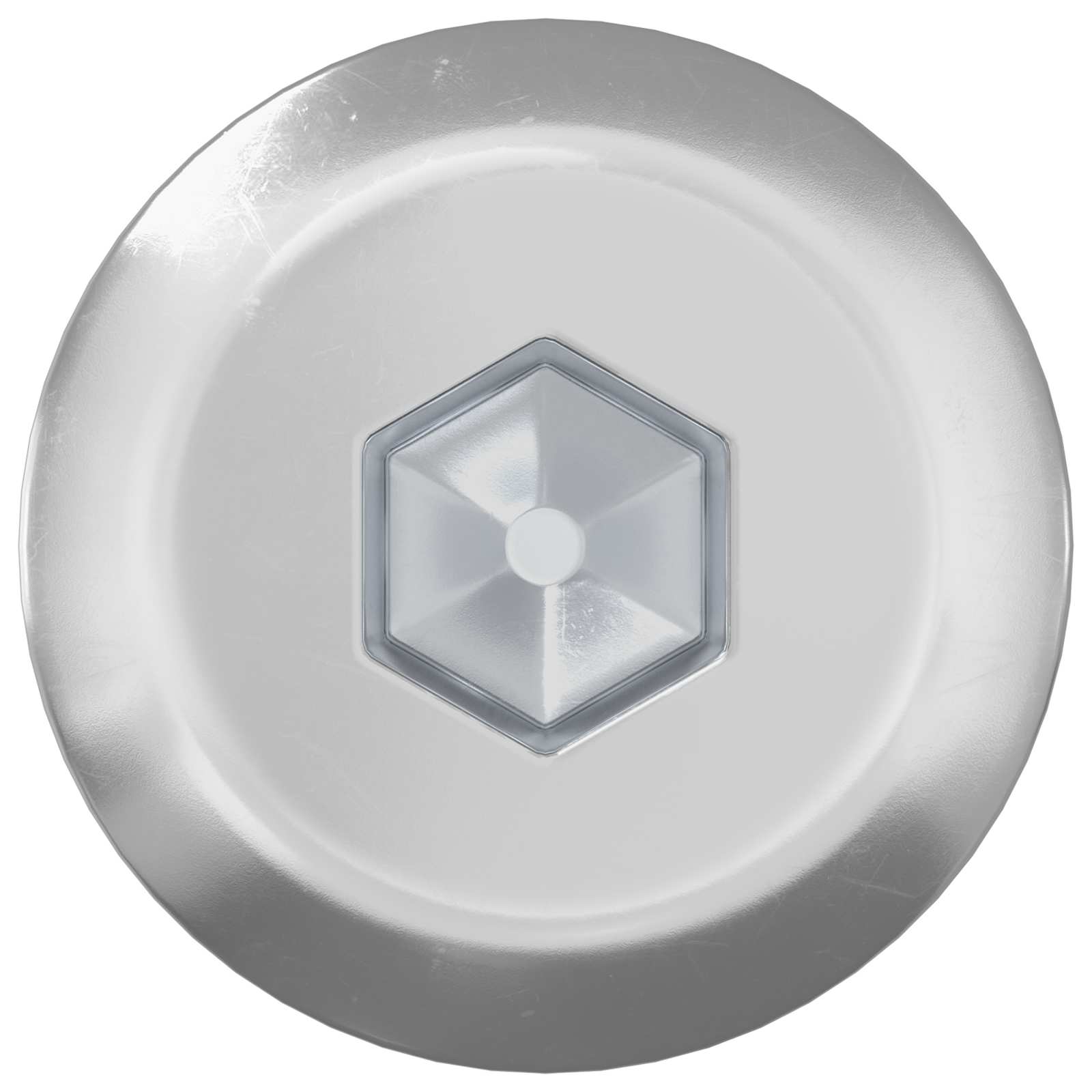 Möbel-Schrauben 2 pcs Silber M6 x 60 mm Stahl